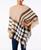 颜色: Heather, Fraas | Women's Plaid Brushed Poncho Sweater, Created for Macy's