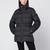 颜色: Black, Moncler | White zip-up down jacket