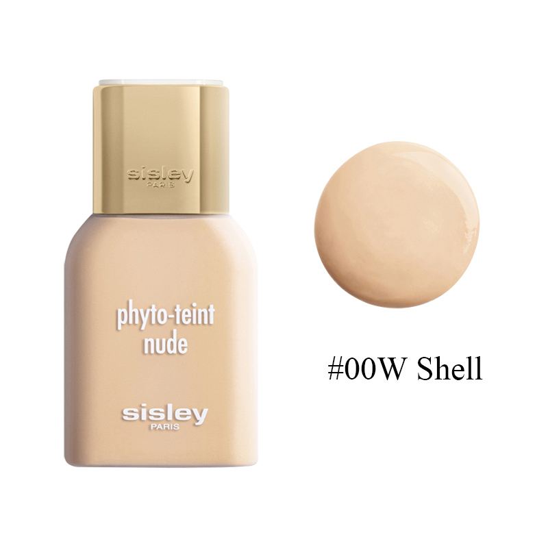 颜色: #00W Shell, Sisley | Sisley希思黎裸光精粹水感粉底液30ml 裸感无暇养肤