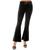 color Black, Ultra Flirt | Juniors' Corded Belted Flare Pants