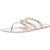 INC International | INC Womens Ellie Patent Flip-Flop Thong Sandals, 颜色Pink/Gold Studded