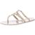 INC International | INC Womens Ellie Patent Flip-Flop Thong Sandals, 颜色Beige