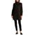 商品Ralph Lauren | Women's Buckle-Collar Coat, Created for Macy's颜色Black