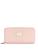 color blush multi, Guess Factory | Abree Glitter Medium Zip-Around Wallet