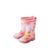 商品Miki House | Girls' Flower Print Rain Boots – Toddler, Walker颜色Pink
