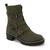 color Military-Inspired Green, Kenneth Cole | Women's Tate Biker Jewel Lug Sole Booties