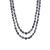 商品第3个颜色black, Splendid Pearls | Endless 64" Multicolor Baroque Shaped Pearl Necklace