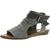 商品Blowfish | Blowfish Womens Adjustable Open Toe Flat Sandals颜色Grey