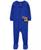 颜色: Blue/Construction, Carter's | Baby Boys 2 Way Zip One-Piece 100% Snug Fit Cotton Footed Pajamas