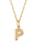 商品第9个颜色P, Saks Fifth Avenue | 14K Yellow Gold Letter Pendant Necklace