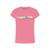 商品CHAMPION | Little Girls Rainbow Bubble Letters Graphic T-shirt颜色Guava Pink