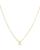 颜色: A, Moon & Meadow | 14K Yellow Gold Initial Pendant Necklace