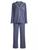 Eberjey | Two-Piece Frida Whip Stitch Pajama Set, 颜色NIGHT SHADOW BLUE IVORY