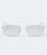Aeropostale | Aeropostale Women's Rectangle Metal Sunglasses, 颜色silver 44
