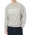 Lacoste | Long Sleeve Loose Fit Double Face Front Graphic Crew Neck Sweatshirt, 颜色Cement