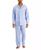 颜色: Blue White, Club Room | Men's 2-Pc. Solid Oxford Pajama Set, Created for Macy's