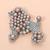 颜色: hematite, FASHNZFAB | Crystal Pearl Poodle Brooch