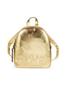 商品Versace | Logo Embossed Patent Leather Backpack颜色GOLD