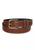 color Tuscan, Boston Leather | Men's Big & Tall Bison Leather Belt with Contrast Stitch