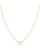 颜色: R, Moon & Meadow | 14K Yellow Gold Initial Pendant Necklace