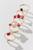 color Rose Quartz + Red Coral, Urban Outfitters | Marseille Genuine Stone Ring Set