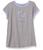 商品Carhartt | Girls' Short Sleeve Ringer Tee T-Shirt颜色Floral C (Charcoal Heather)