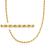 Ross-Simons | Ross-Simons 4mm 18kt Gold Over Sterling Rope-Chain Necklace, 颜色30 in