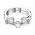 颜色: Silver, Swarovski | 2-Pc. Set Constella Crystal Ring
