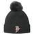 商品Karl Lagerfeld Paris | Women's Apres Ski Faux Fur Pom Beanie Hat颜色Black