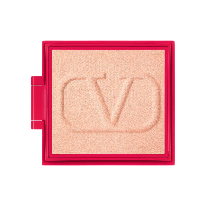color 瓷白色（替换装）, Valentino | Valentino华伦天奴礼盒彩妆套装高定Go-Clutch大V持妆柔雾仙女盒粉饼14g 替换装 