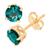 商品第7个颜色Emerald, Macy's | Birthstone Stud Earrings in 14k Gold or 14k White Gold