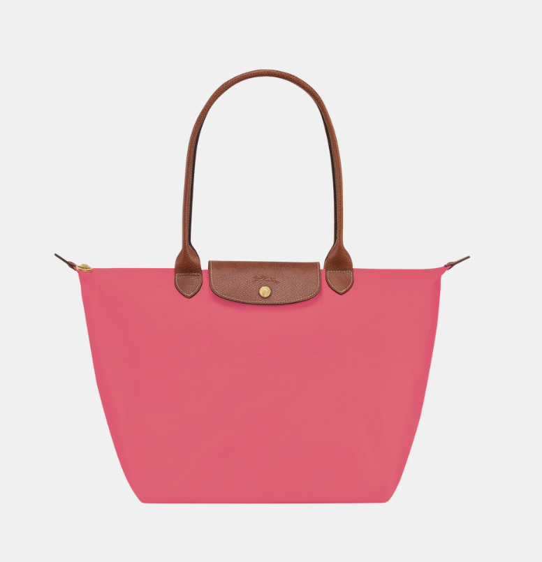 商品第6个颜色桃红色, Longchamp | 珑骧饺子包LE PLIAGE 31 大号织物长柄可折叠手提单肩包购物袋L1899 089