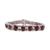 颜色: Garnet, Macy's | Oval & Heart Link Bracelet in Sterling Silver (Available in Blue Topaz, Peridot, Mystic Topaz, Citrine, & Multi-Gemstone)