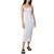商品第1个颜色White, NIA | Women's Open-Back Knit Slip Dress