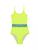 颜色: NEON YELLOW, Stella Cove | Little Girl's & Girl's Sequin-Embellished One-Piece Swimsuit