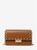 商品第1个颜色LUGGAGE, Michael Kors | Cece Medium Studded Faux Leather Clutch
