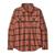 Patagonia | Women's Organic Cotton Midweight Fjord Flannel LS Shirt, 颜色Vista  Burl Red