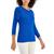 商品Tommy Hilfiger | Women's Ruched Sleeve Top颜色True Blue