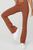 color Rust, Alo | Airbrush Low-Rise Bootcut Legging - Cinnamon Brown