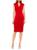ALEXIA ADMOR | Katrina Cap-Sleeve Sheath Dress, 颜色FIERY RED