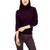商品Tommy Hilfiger | Women's Solid Buttoned-Cuff Stella Sweater颜色Aubgerine