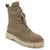 color Light Taupe Suede, Kenneth Cole | Women's Radell Lace-Up Lug Sole Combat Boots