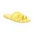 商品Sam Edelman | Women's Bay Logo Emblem Jelly Slide Sandals颜色Limoncello