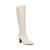 Anne Klein | Women's Spencer Pointed Toe Knee High Boots, 颜色Off White Smooth