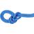 颜色: Blue/White, Mammut | Crag Classic Rope - 9.5mm