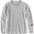 商品Carhartt | Carhartt Women's WK231 Workwear Sleeve Logo LS T-Shirt颜色Heather Grey