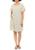 color Natural, Sandra Darren | Women's Side Pocket Linen Shift Dress