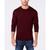 Club Room | Men's Solid Crew Neck Merino Wool Blend Sweater, Created for Macy's, 颜色Red Plum
