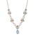 颜色: Multi, Givenchy | Crystal Petal Pendant Necklace, 16" + 3" extender