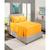 颜色: Yellow, Nestl | Bedding 4 Piece Extra Deep Pocket Bed Sheet Set